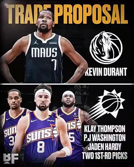 和歐文濃眉組三巨？美媒：獨行俠可用克萊+PJ+哈迪+倆首輪換KD-